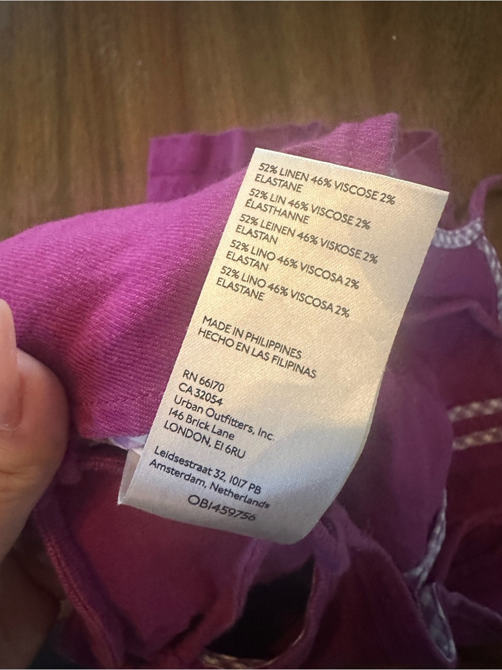 Anthropologie Maeve purple tie back mini romper spaghetti straps and tie back - Picture 6 of 11